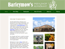 Tablet Screenshot of barleymowsfarmshop.co.uk